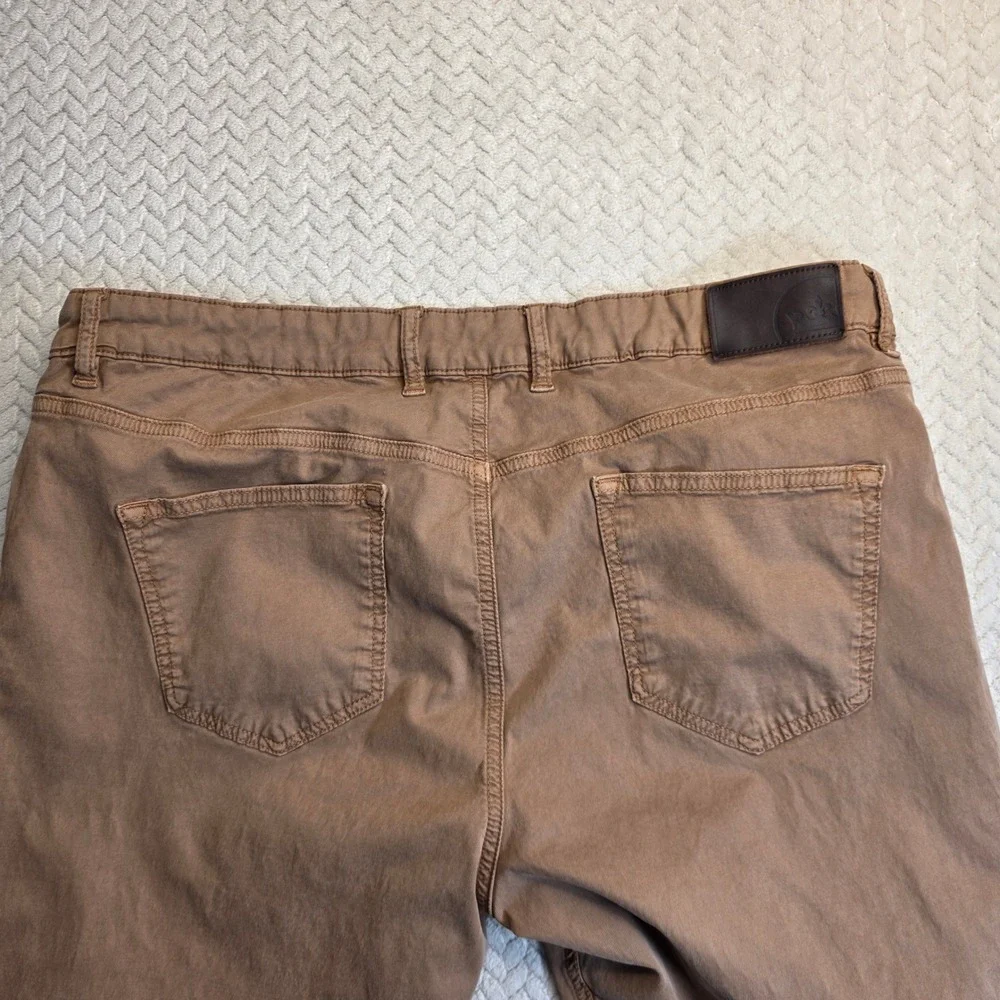 Peter‎ Millar Crown Crafted Mens Tan 5-Pocket Pants Brown 40/30 Turkey Tailored